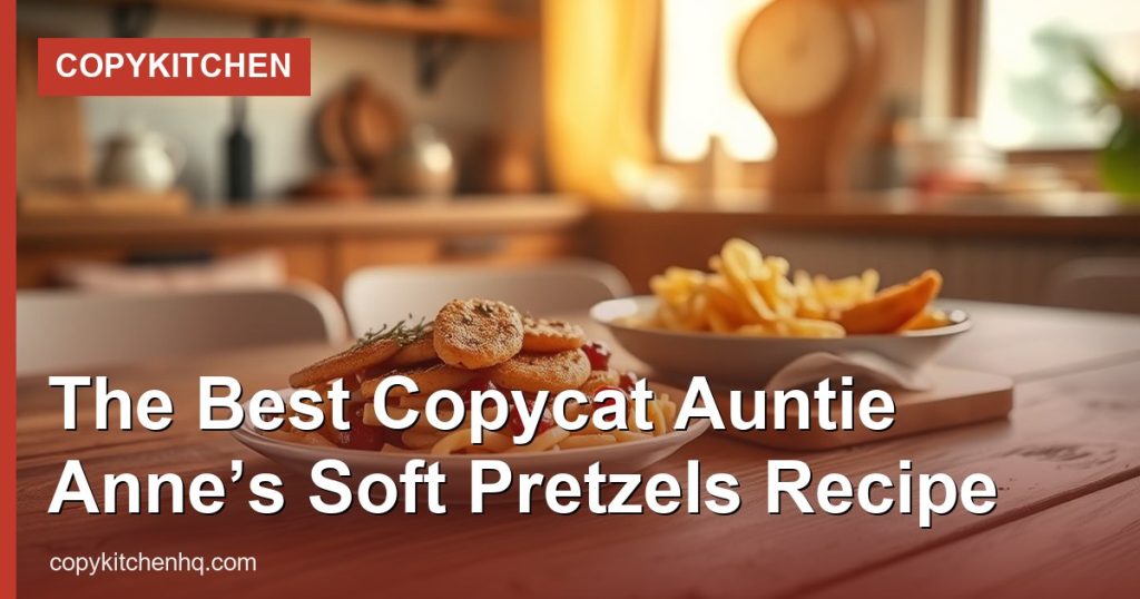 The Best Copycat Auntie Anne’s Soft Pretzels Recipe - CopyKitchen