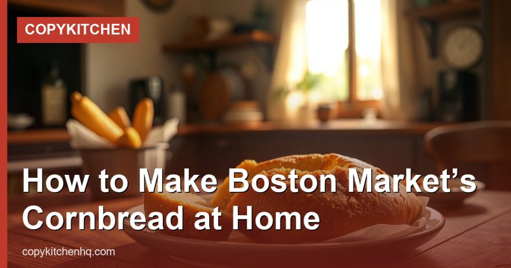 How to Make Boston Market’s Cornbread at Home - CopyKitchen