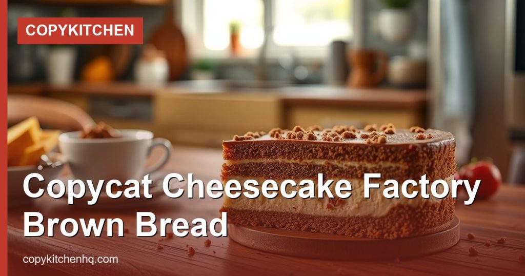 Copycat Cheesecake Factory Brown Bread - CopyKitchen