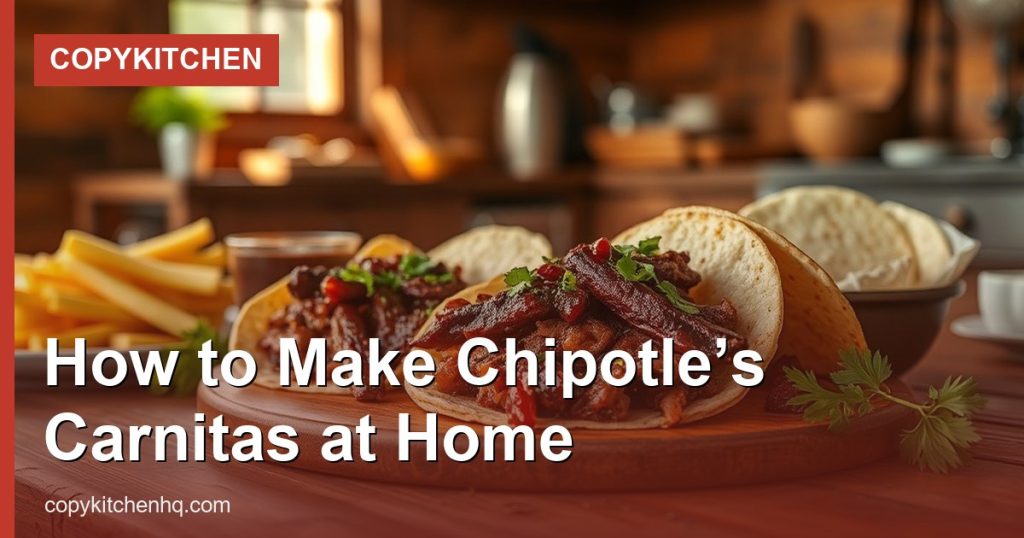 How to Make Chipotle’s Carnitas at Home - CopyKitchen