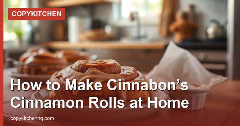 How to Make Cinnabon’s Cinnamon Rolls at Home - CopyKitchen