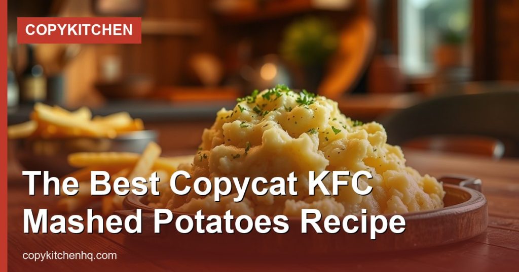 The Best Copycat KFC Mashed Potatoes Recipe - CopyKitchen
