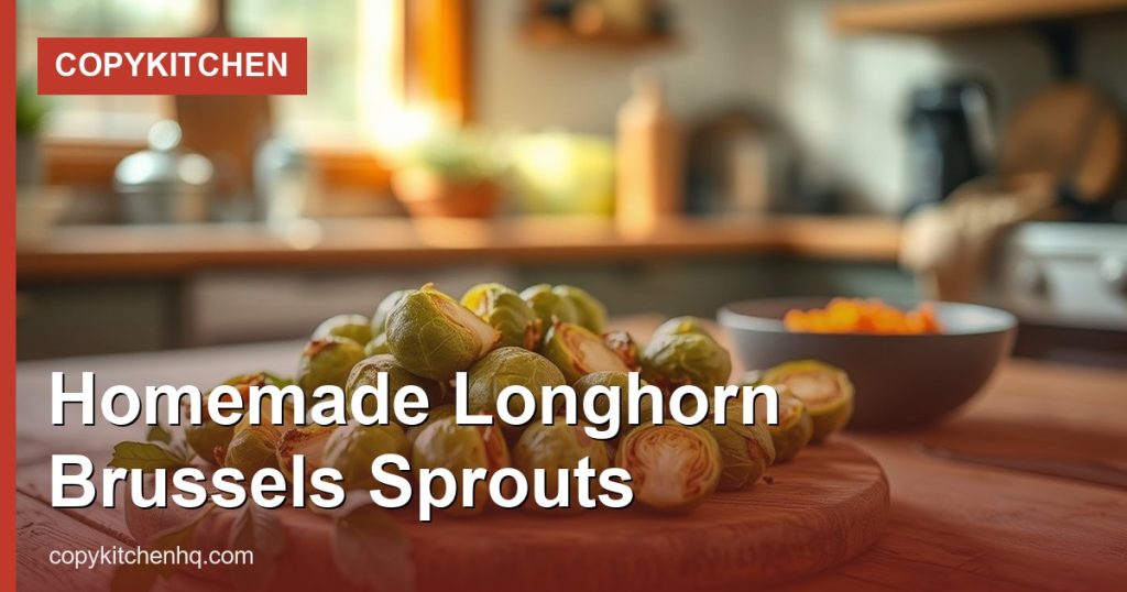 Homemade Longhorn Brussels Sprouts - CopyKitchen