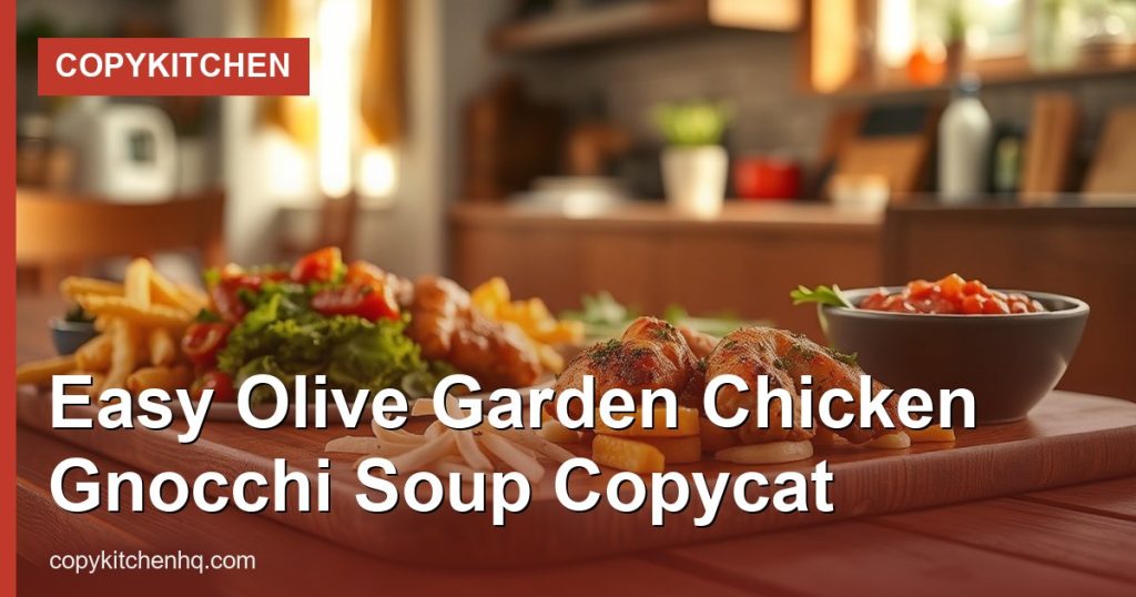 Easy Olive Garden Chicken Gnocchi Soup Copycat - CopyKitchen