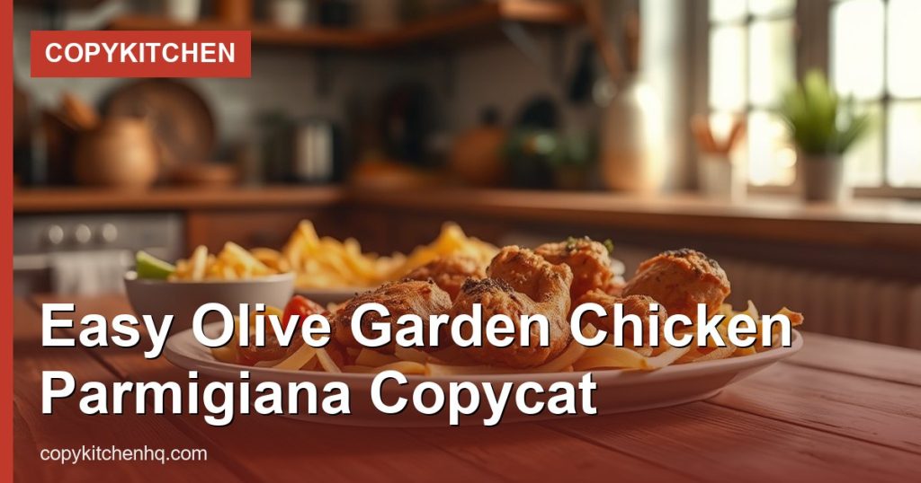 Easy Olive Garden Chicken Parmigiana Copycat - CopyKitchen