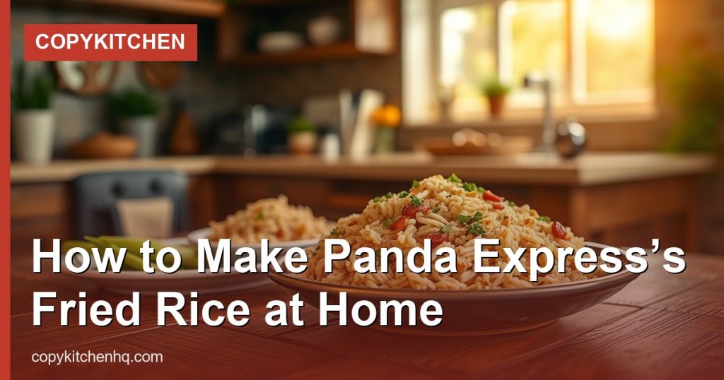 How to Make Panda Express’s Fried Rice at Home - CopyKitchen