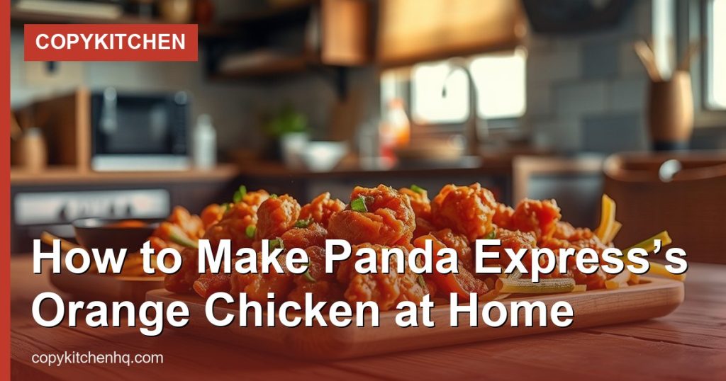 How to Make Panda Express’s Orange Chicken at Home - CopyKitchen