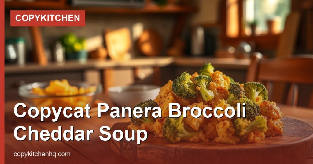 Copycat Panera Broccoli Cheddar Soup - CopyKitchen