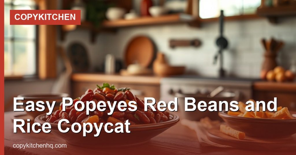Easy Popeyes Red Beans and Rice Copycat - CopyKitchen