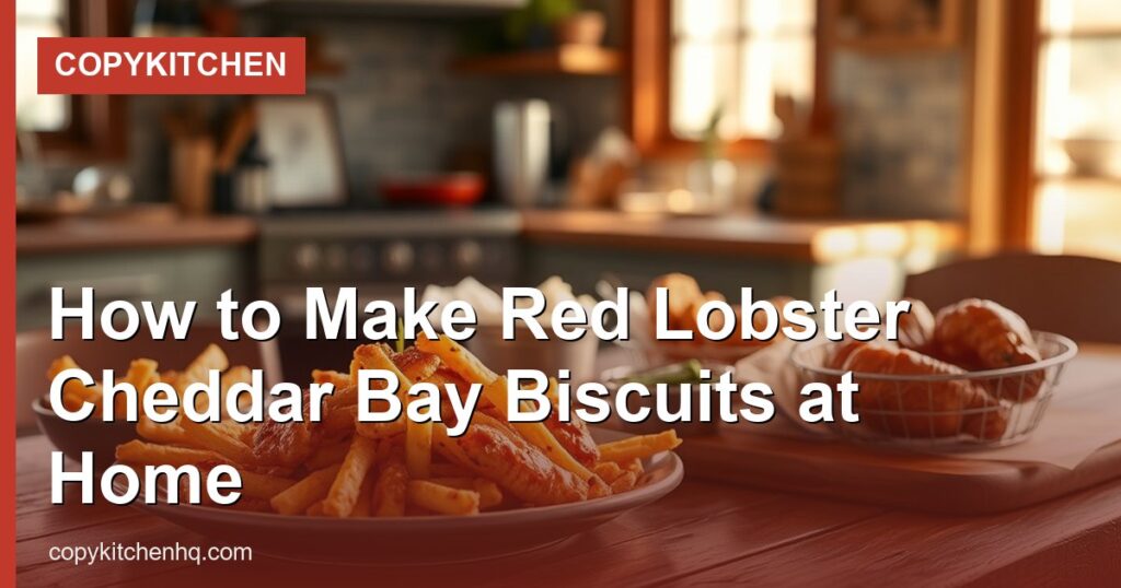How to Make Red Lobster Cheddar Bay Biscuits at Home - CopyKitchen