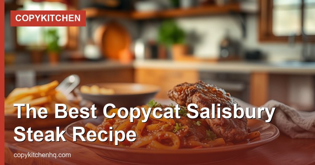 The Best Copycat Salisbury Steak Recipe - CopyKitchen