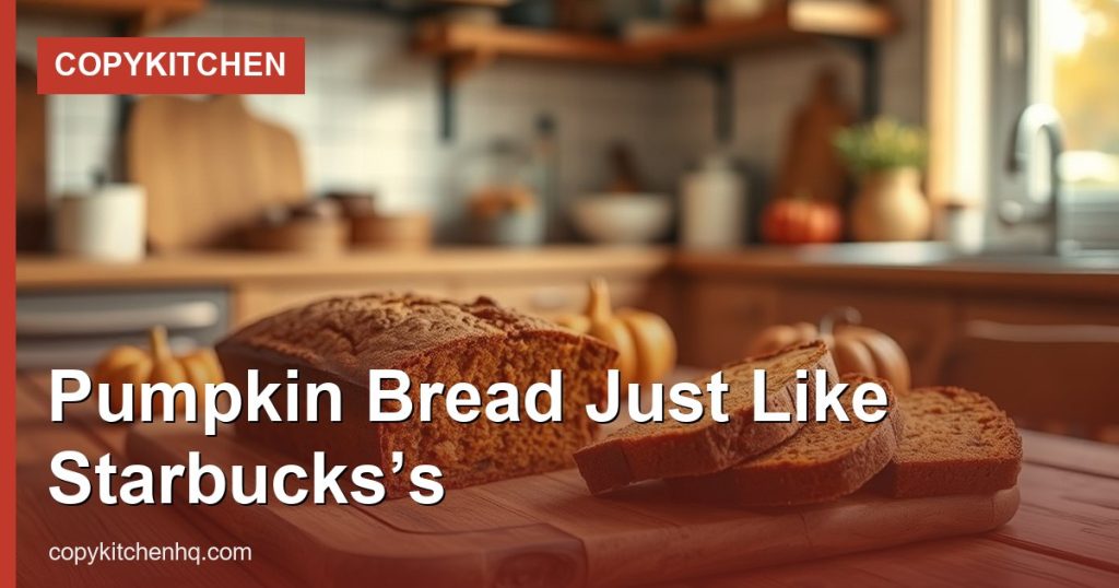 Pumpkin Bread Just Like Starbucks’s - CopyKitchen