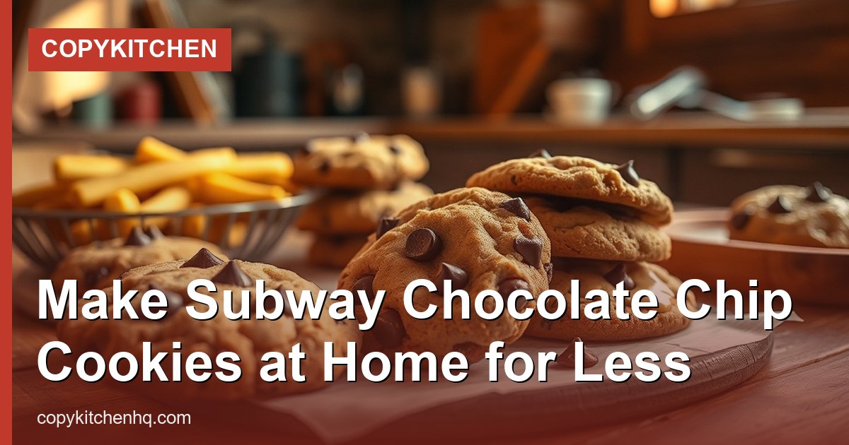 Chocololate Coin Maker Make Subway Chocolate Chip Cookies at Home for Less