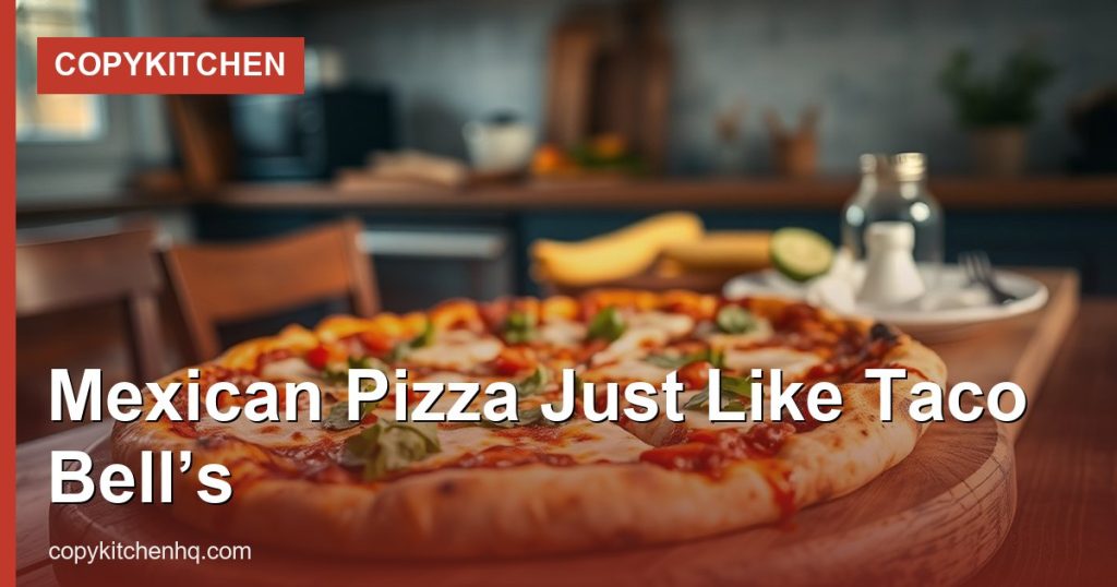 Mexican Pizza Just Like Taco Bell’s - CopyKitchen