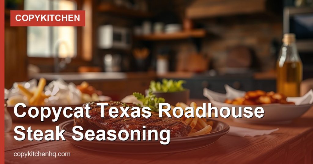 Copycat Texas Roadhouse Steak Seasoning - CopyKitchen