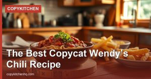 The Best Copycat Wendy’s Chili Recipe
