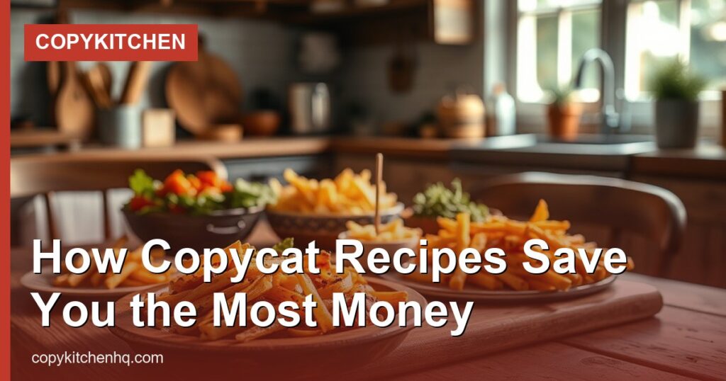 How Copycat Recipes Save You the Most Money - CopyKitchen