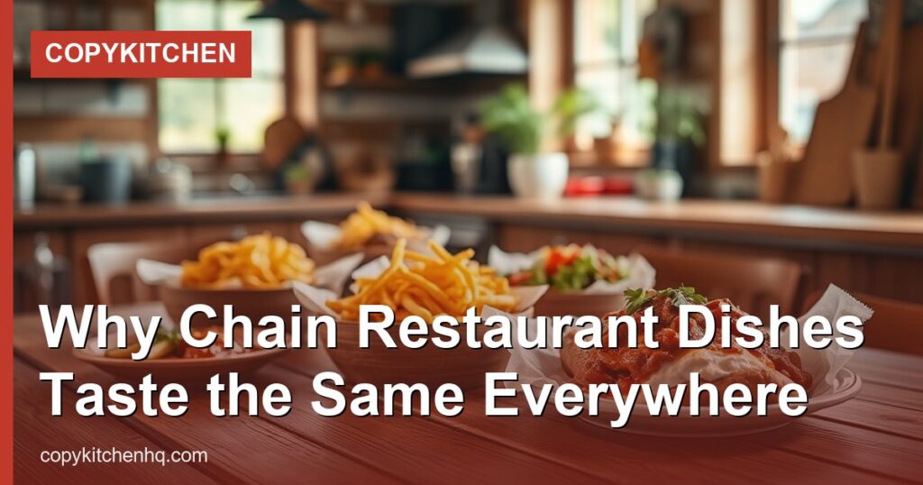 Why Chain Restaurant Dishes Taste the Same Everywhere - CopyKitchen