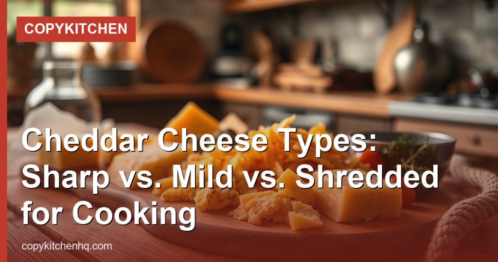 Cheddar Cheese Types: Sharp vs. Mild vs. Shredded for Cooking - CopyKitchen
