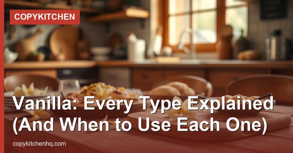 Vanilla: Every Type Explained (And When to Use Each One) - CopyKitchen