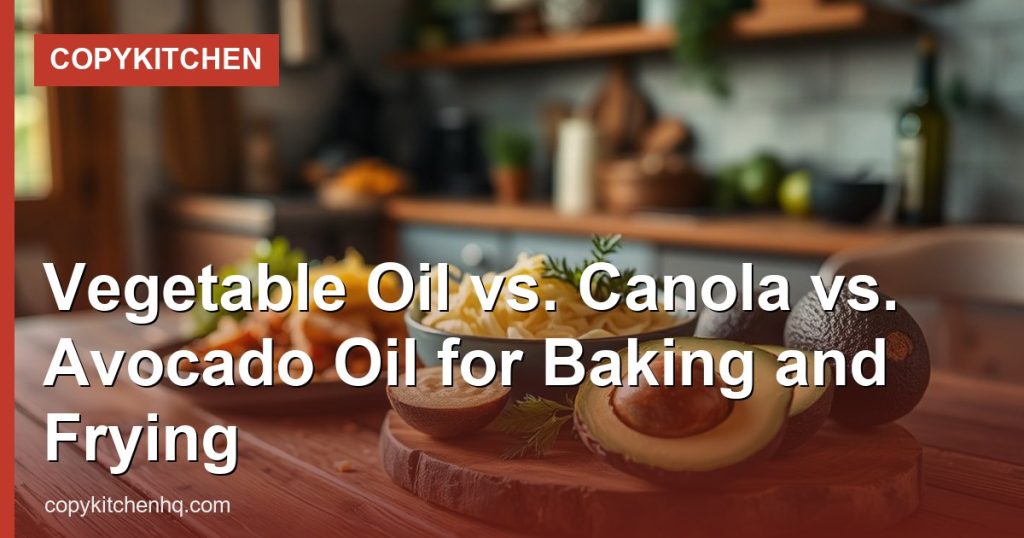 Vegetable Oil vs. Canola vs. Avocado Oil for Baking and Frying - CopyKitchen